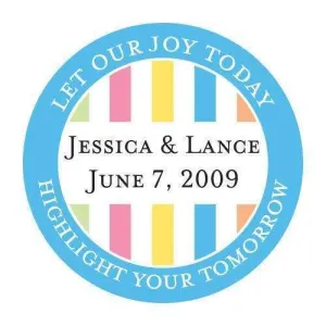 "Highlight" Striped Stickers (Pack of 1)