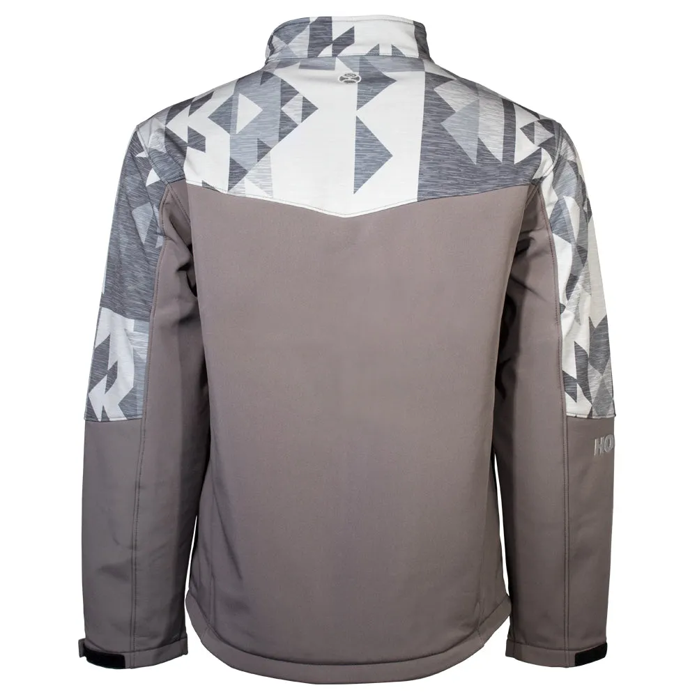 "Hooey Softshell Jacket" Charcoal /Aztec