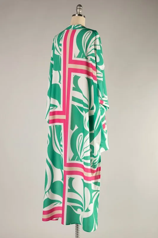 "Maui" Hi-Lo Kaftan Dress