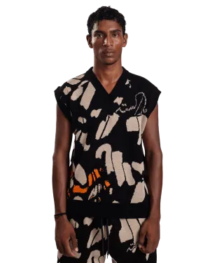 "METROPOLIS" JACQUARD VEST