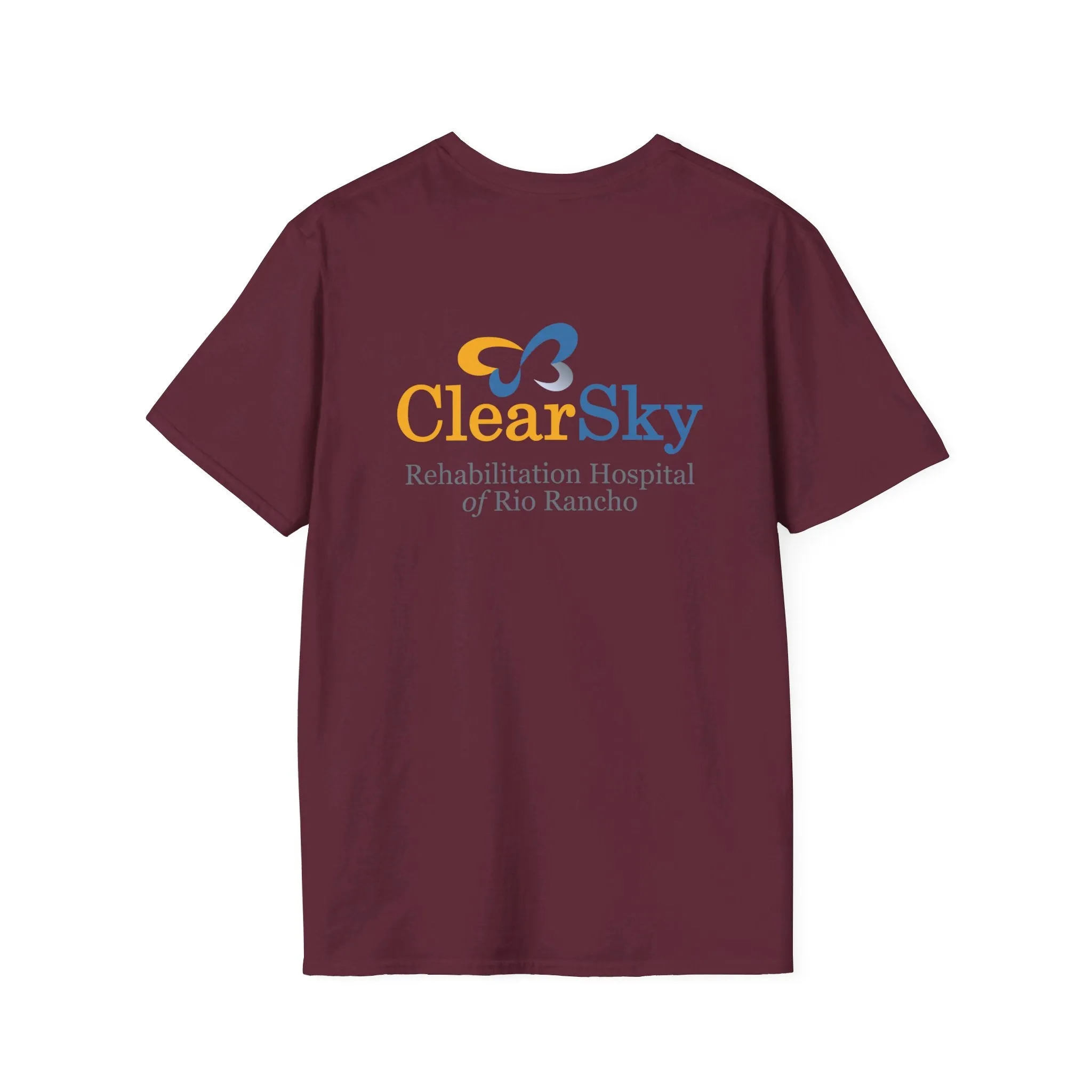 "Personalized" ClearSky Rehabilitation Hospital [Cita- Physical Therapy] [Front/Back Logo] | Unisex Softstyle T-Shirt