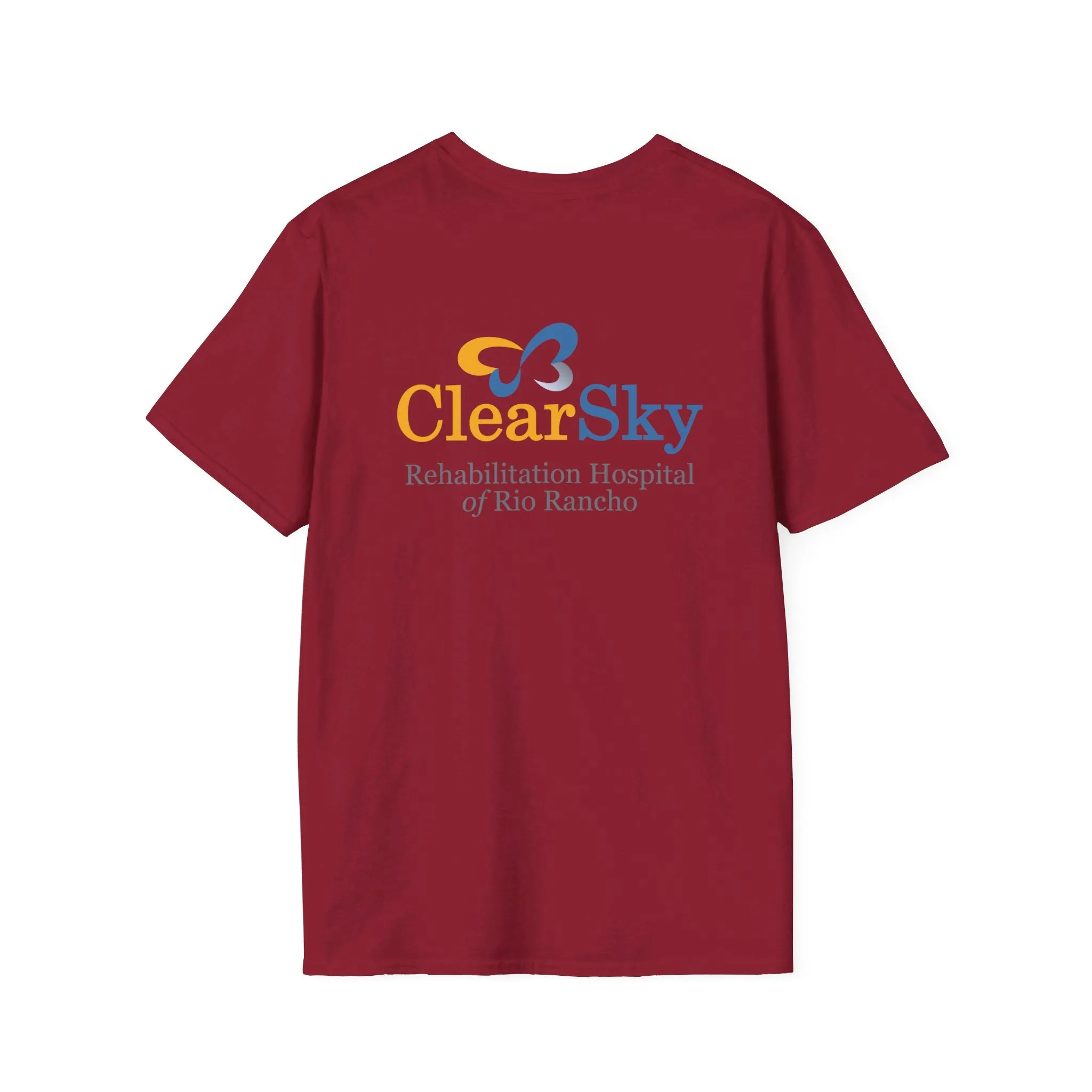 "Personalized" ClearSky Rehabilitation Hospital [Cita- Physical Therapy] [Front/Back Logo] | Unisex Softstyle T-Shirt