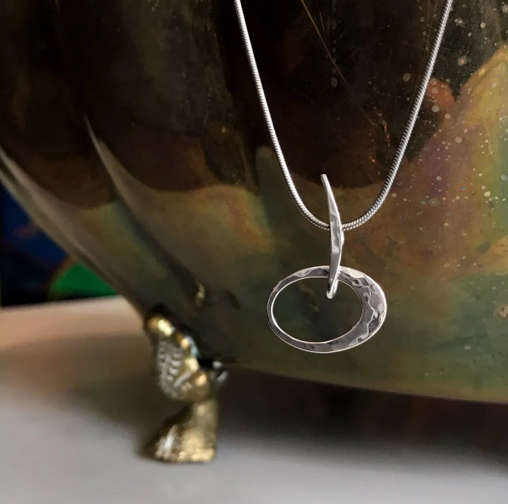 "Petite Elliptical" Necklace