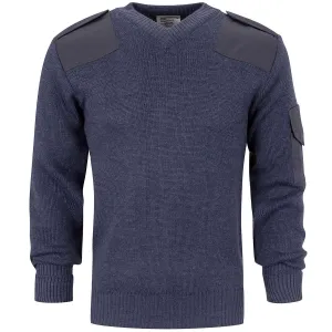 RAF Blue Wool V-Neck Jumper - Used