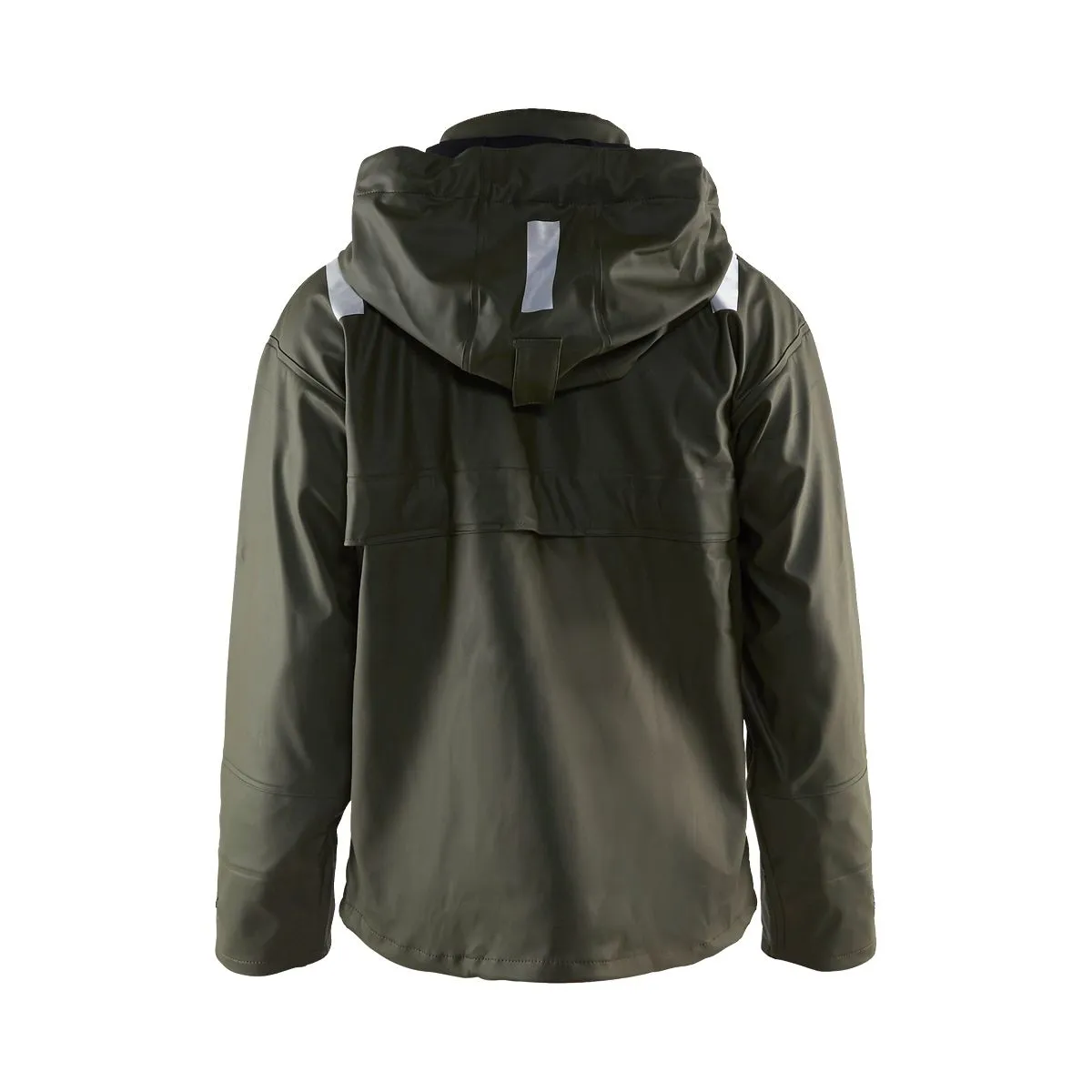 Rain&#x20;Jacket&#x20;Level&#x20;2&#x20;4302&#x20;High&#x20;Vis&#x20;Geel&#x2F;Zwart&#x20;-&#x20;Bl&#xE5;kl&#xE4;der