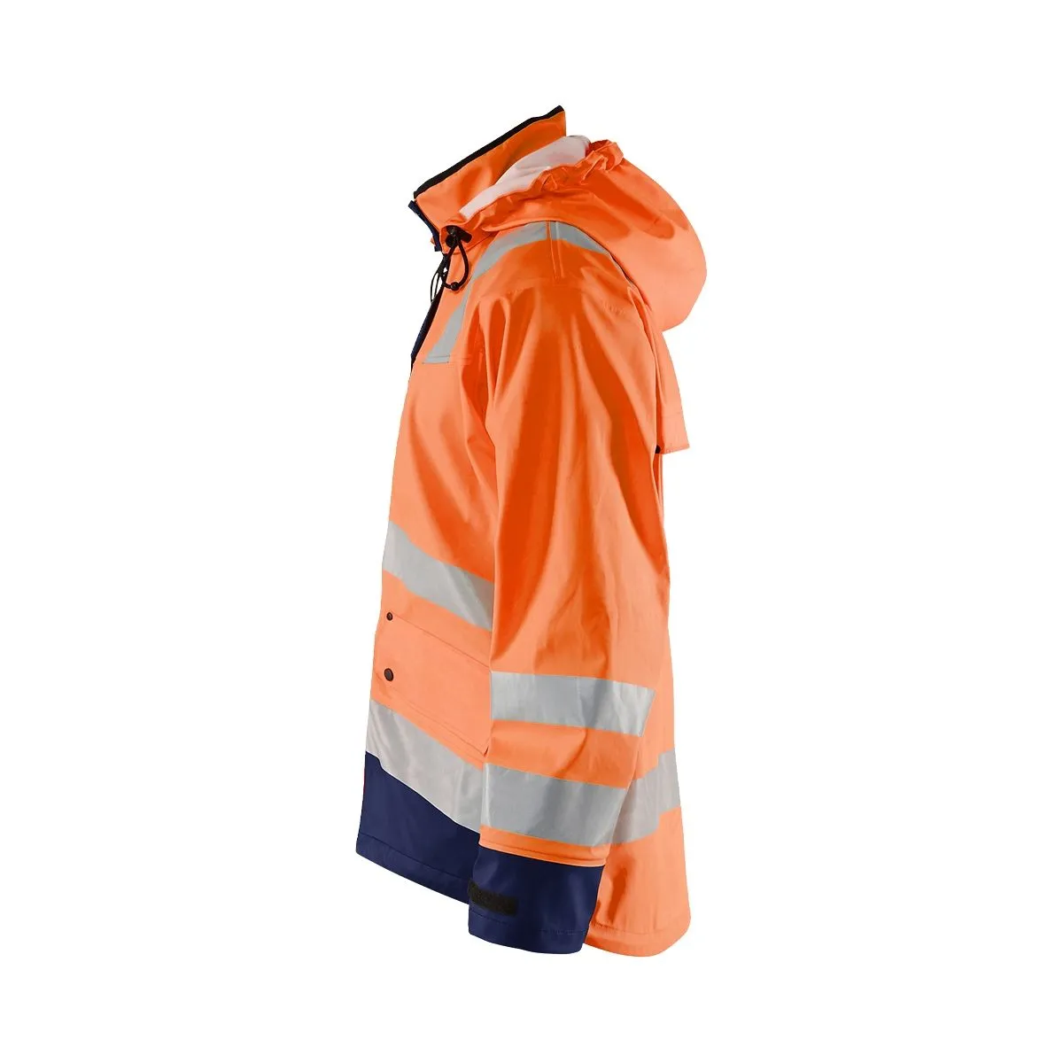 Rain&#x20;Jacket&#x20;Level&#x20;2&#x20;4302&#x20;High&#x20;Vis&#x20;Geel&#x2F;Zwart&#x20;-&#x20;Bl&#xE5;kl&#xE4;der