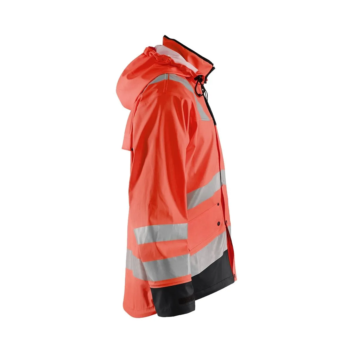 Rain&#x20;Jacket&#x20;Level&#x20;2&#x20;4302&#x20;High&#x20;Vis&#x20;Geel&#x2F;Zwart&#x20;-&#x20;Bl&#xE5;kl&#xE4;der