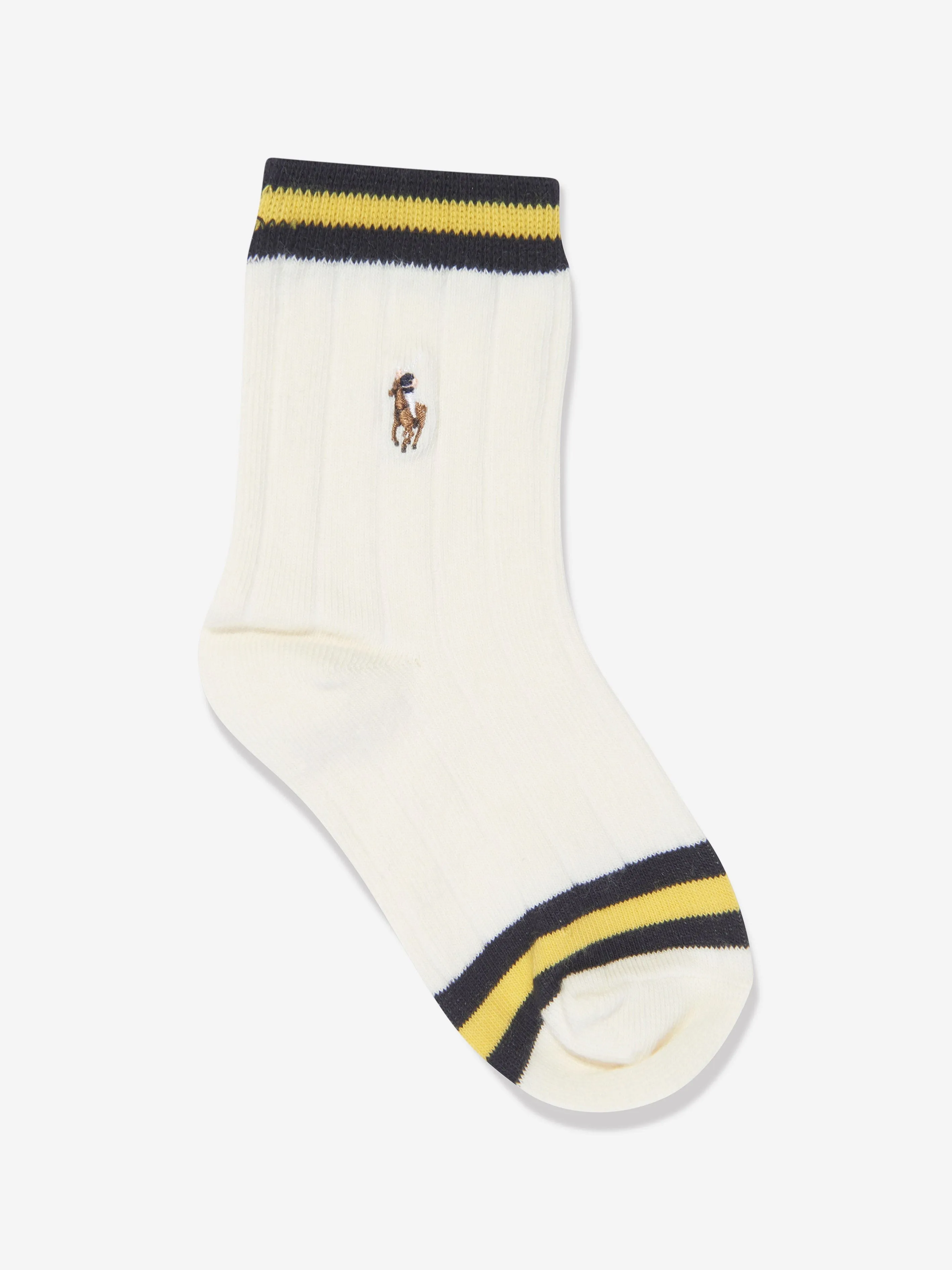 Ralph Lauren Boys 3 Pack Bear Socks Set in Navy