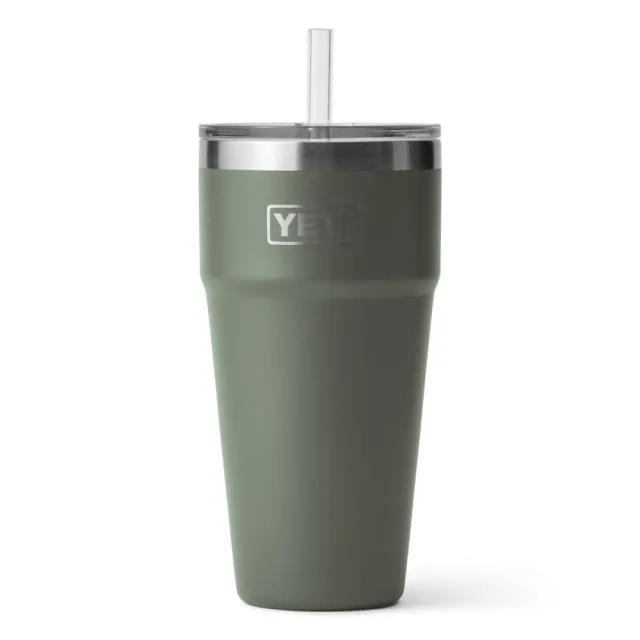 Rambler 26 Oz Stackable Cup - Camp Green