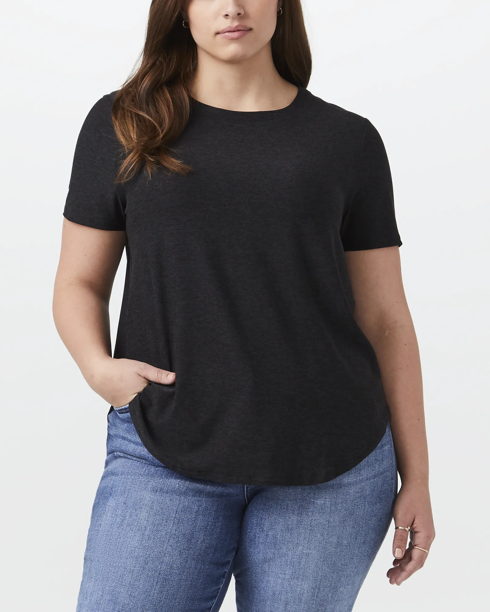Ramona Short-Sleeve Tee | Black