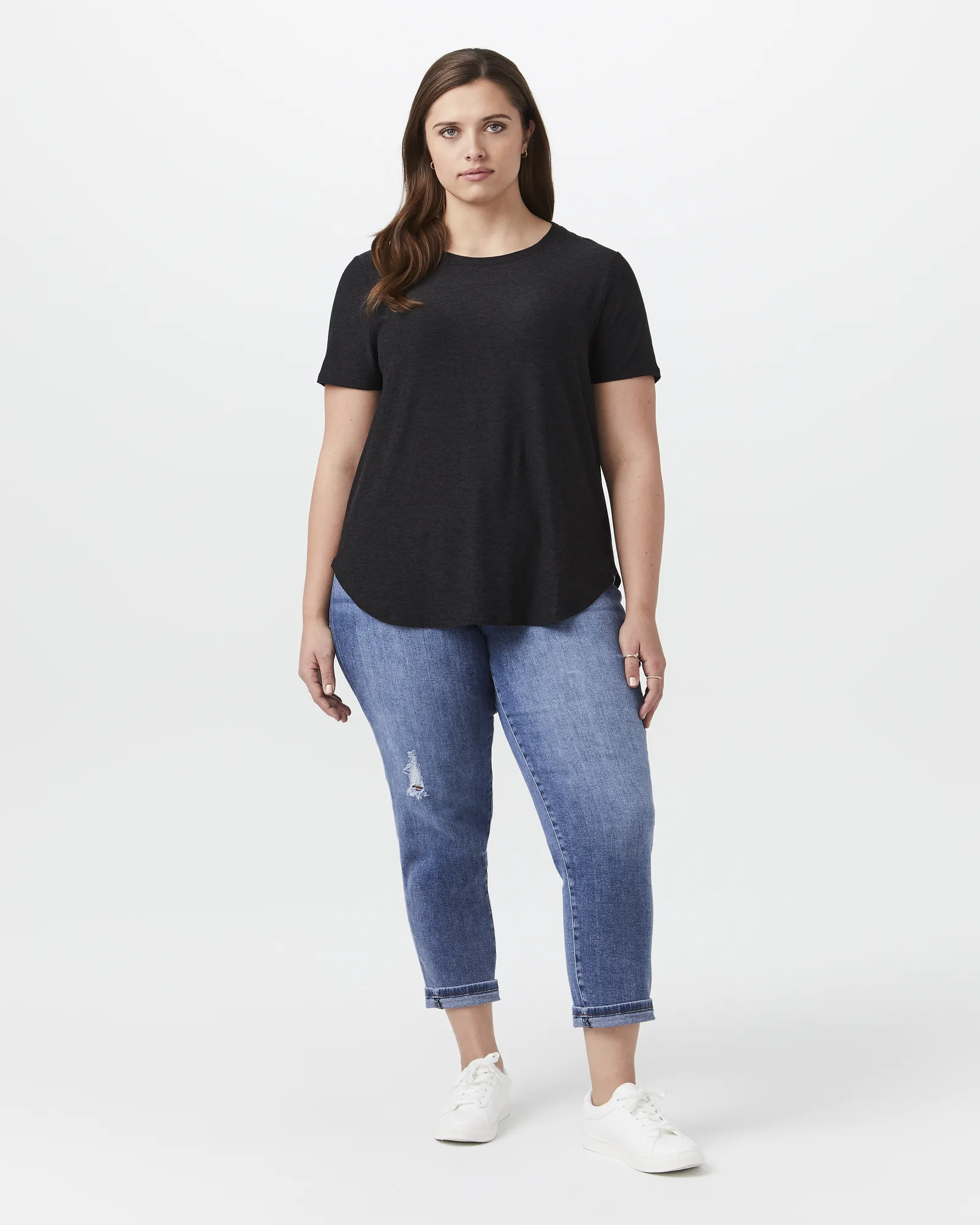 Ramona Short-Sleeve Tee | Black