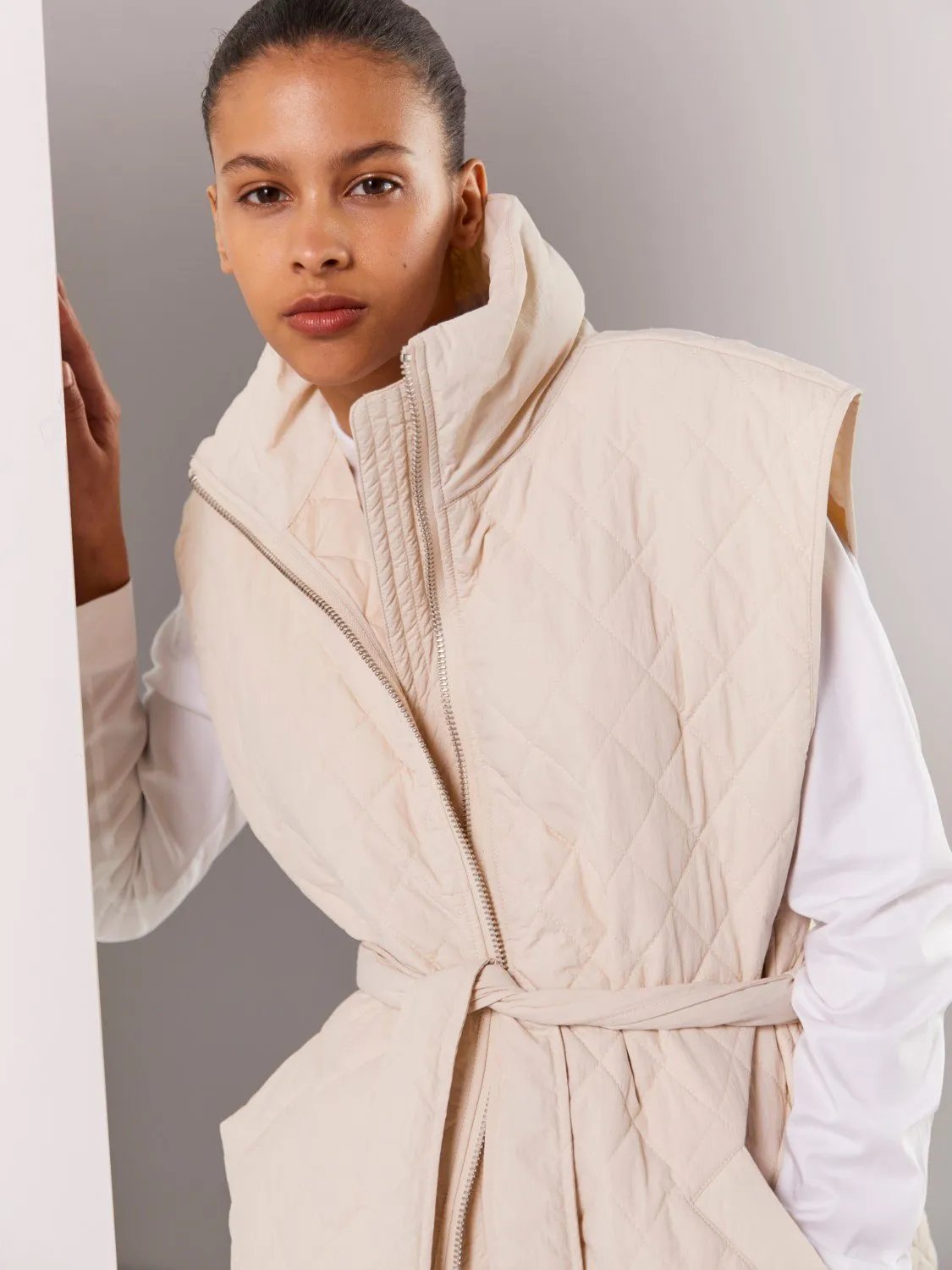 Randi Lightweight Gilet (Cream)