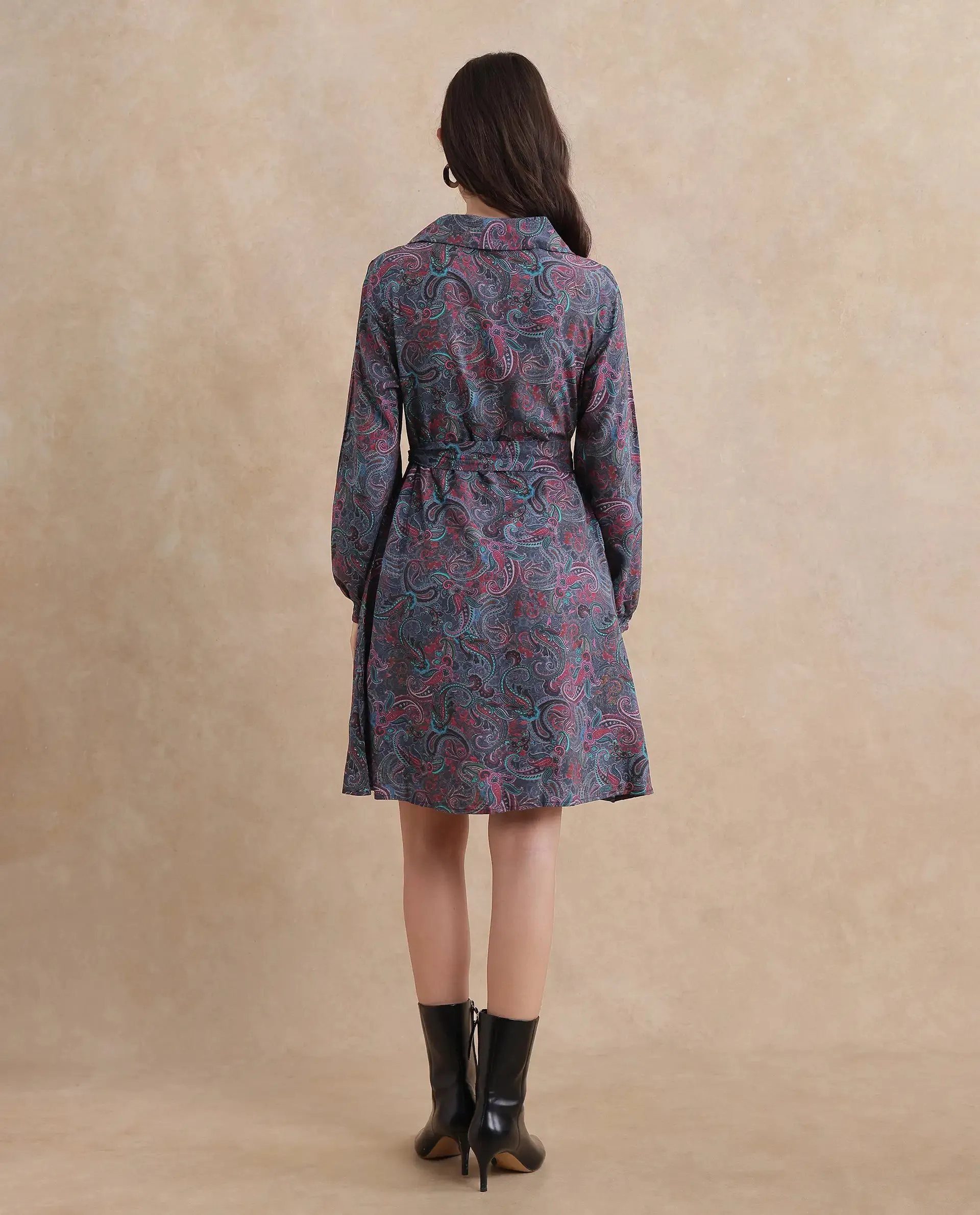 Rareism Women Pronat Multi Printed Dress