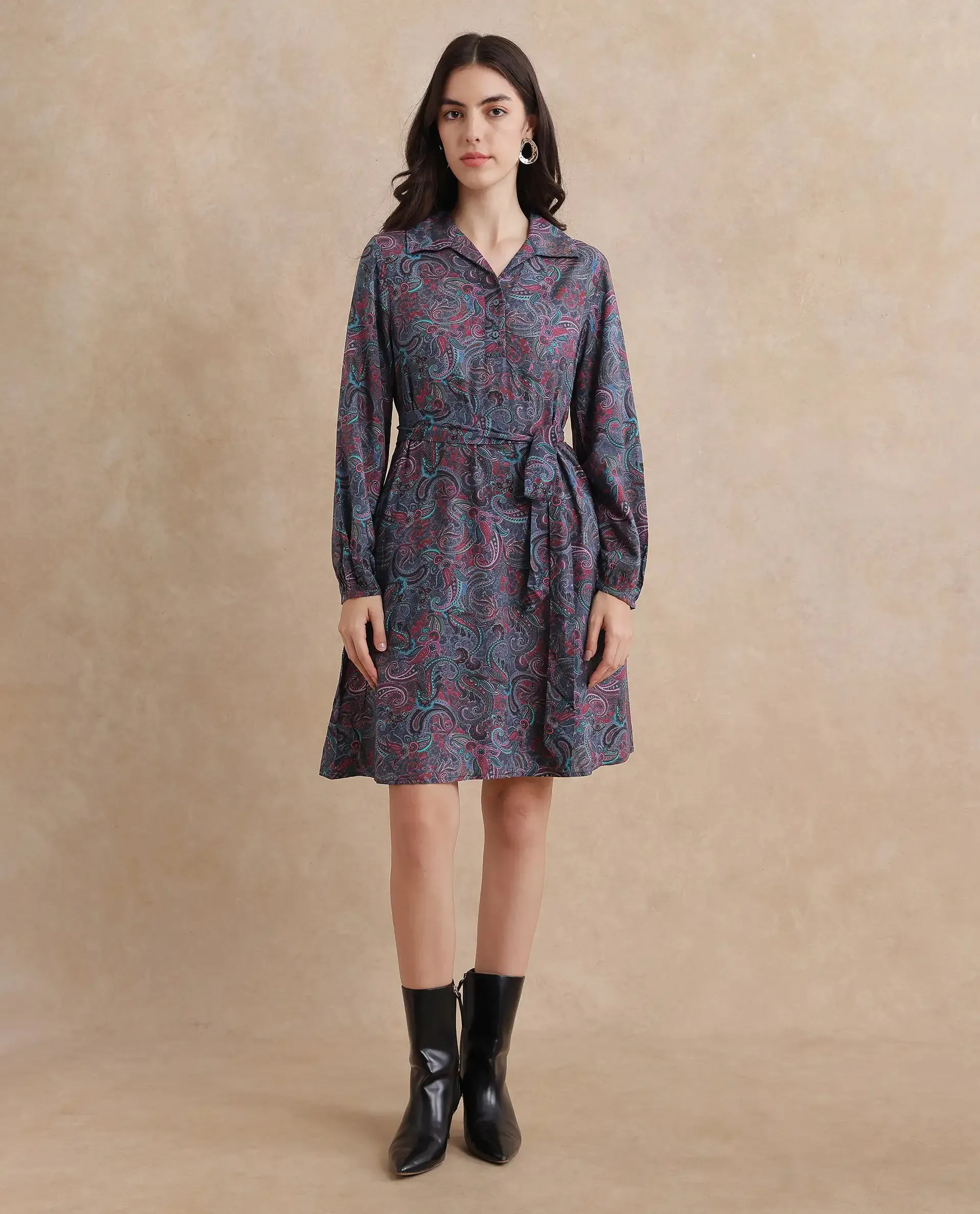 Rareism Women Pronat Multi Printed Dress
