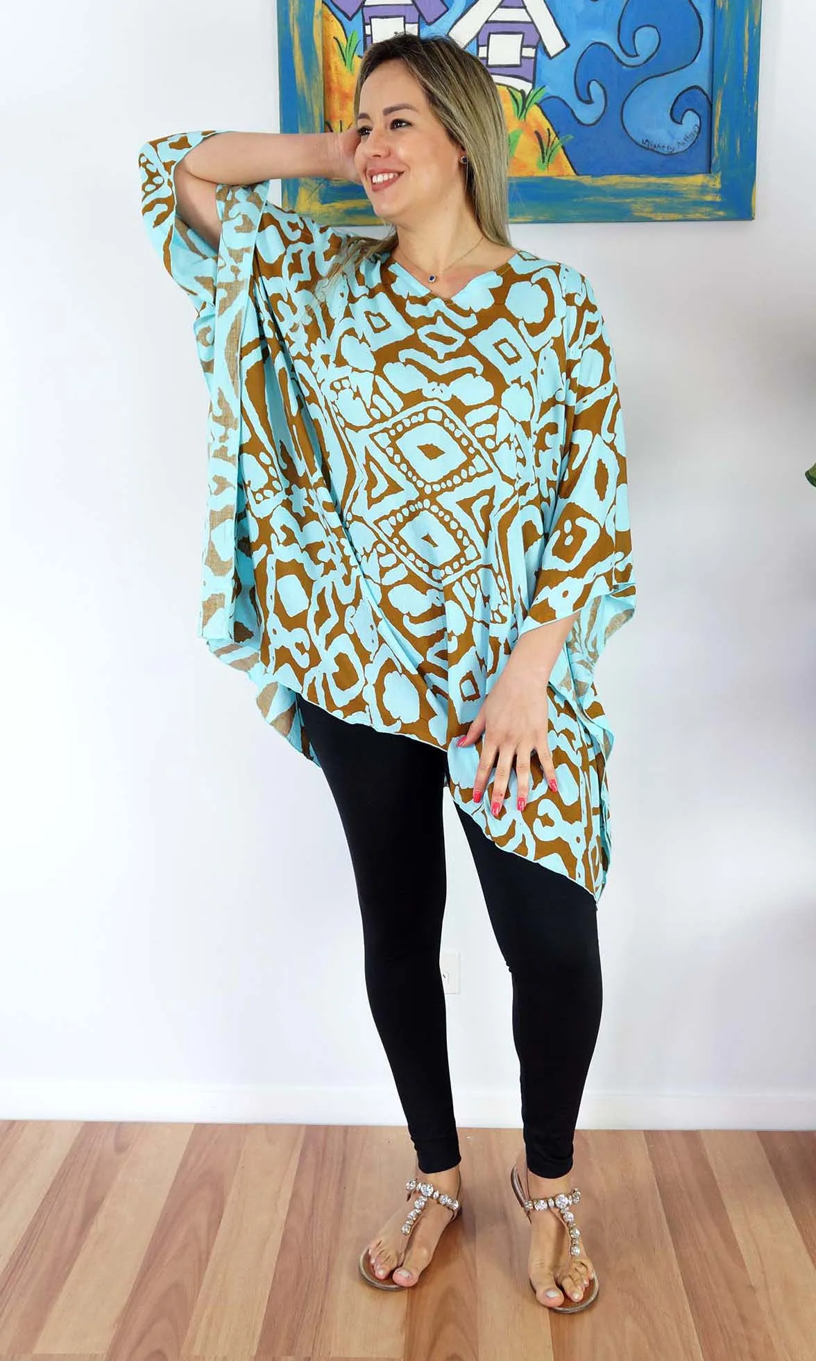 Rayon Tunic Short Tribal, More Colours