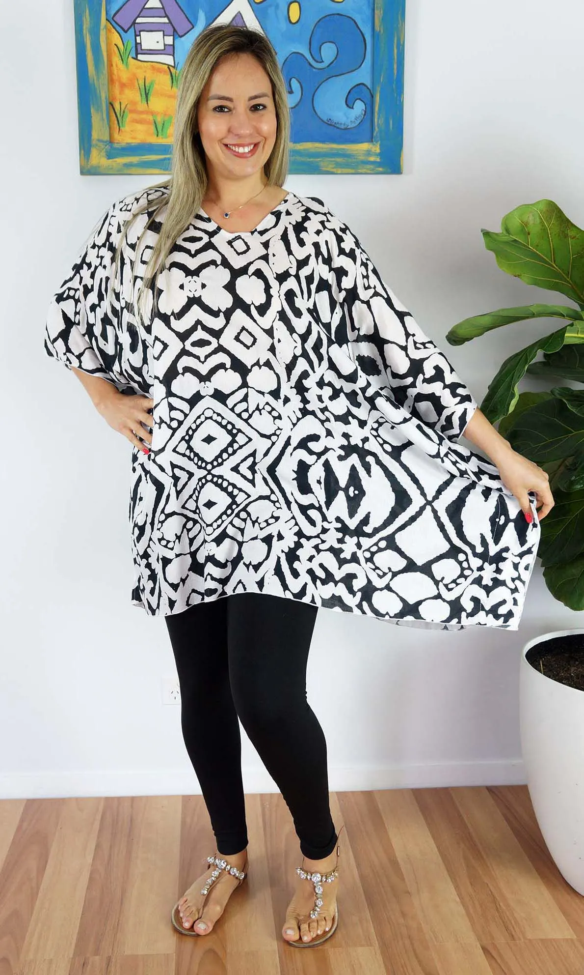 Rayon Tunic Short Tribal, More Colours