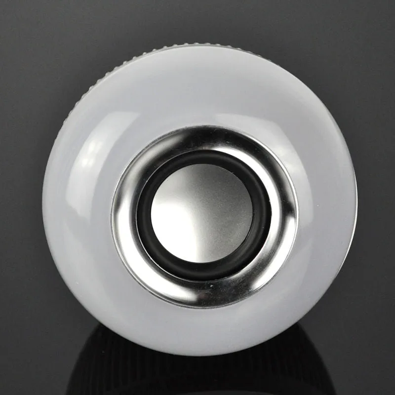 RAYWAY Smart RGBW Wireless Bluetooth Speaker Bulb Xmas Music Playing Dimmable 12W E27 LED Bulb Light Lamp 24 Keys Remote Control