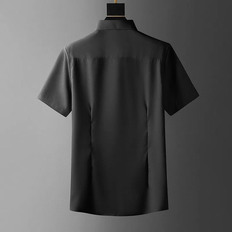 RCN Letter And Collar Wings Decorated Shirt