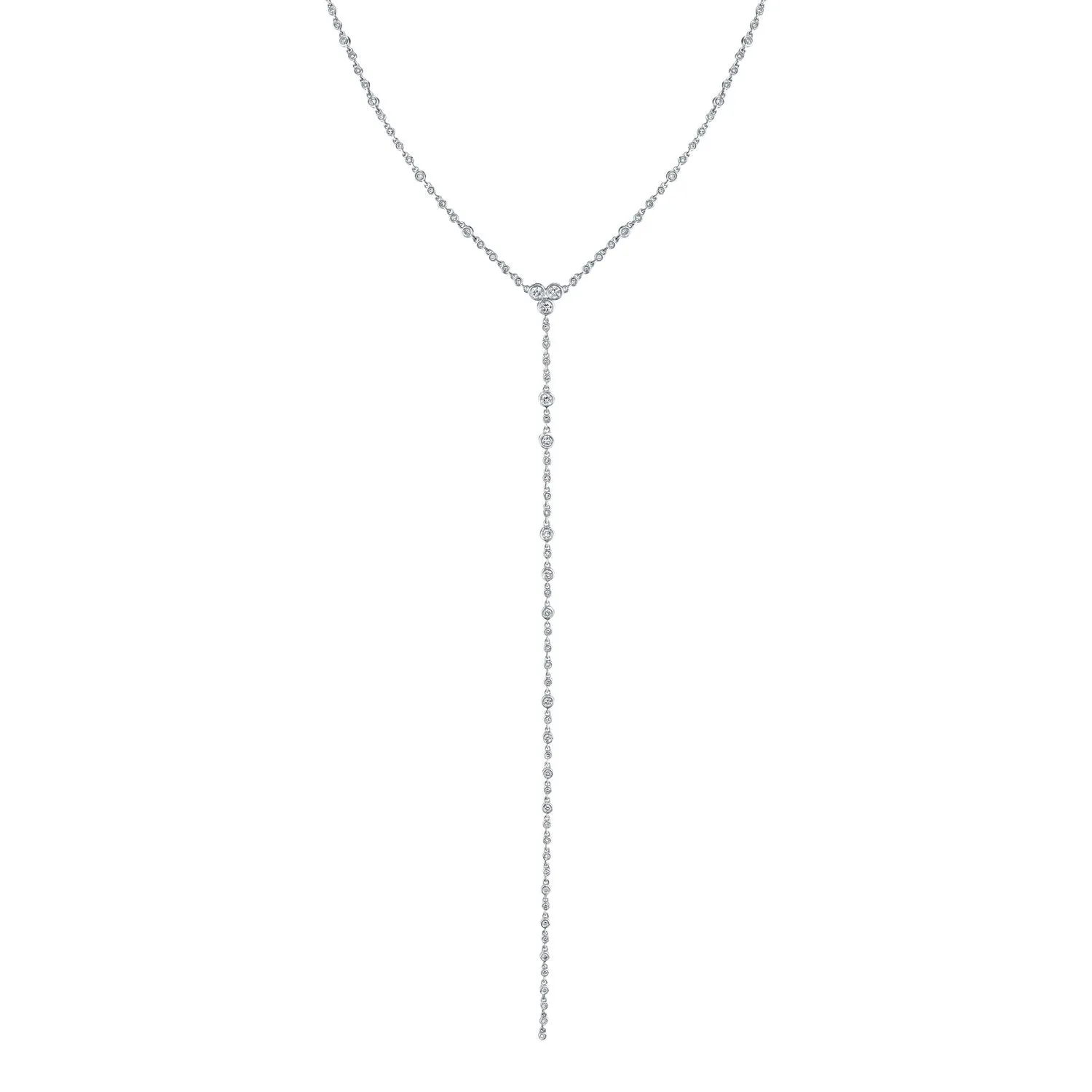 READY TO SHIP DIAMOND INFINITY Y NECKLACE