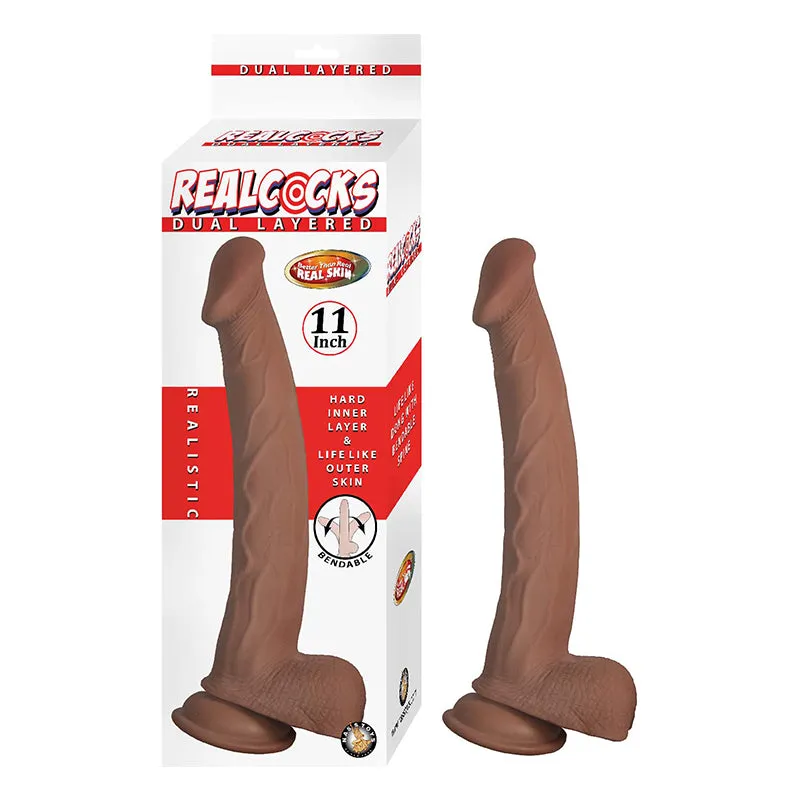 Realcocks Dual Layered 11in Brown