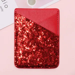 Red Bling Card Holder