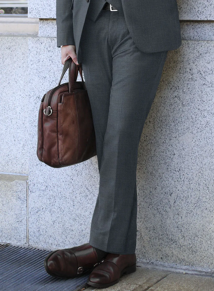 Reda Denim Blue Wool Pants