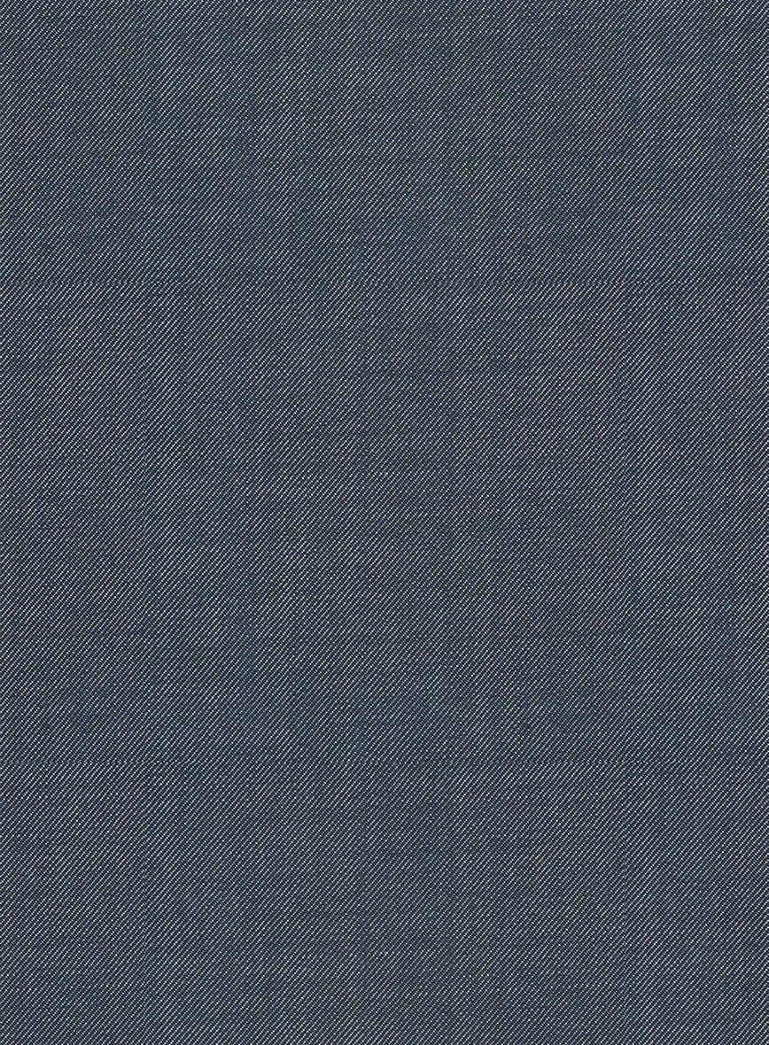 Reda Denim Blue Wool Pants
