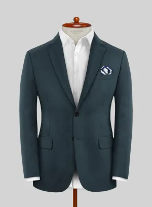 Reda Steel Blue Wool Jacket