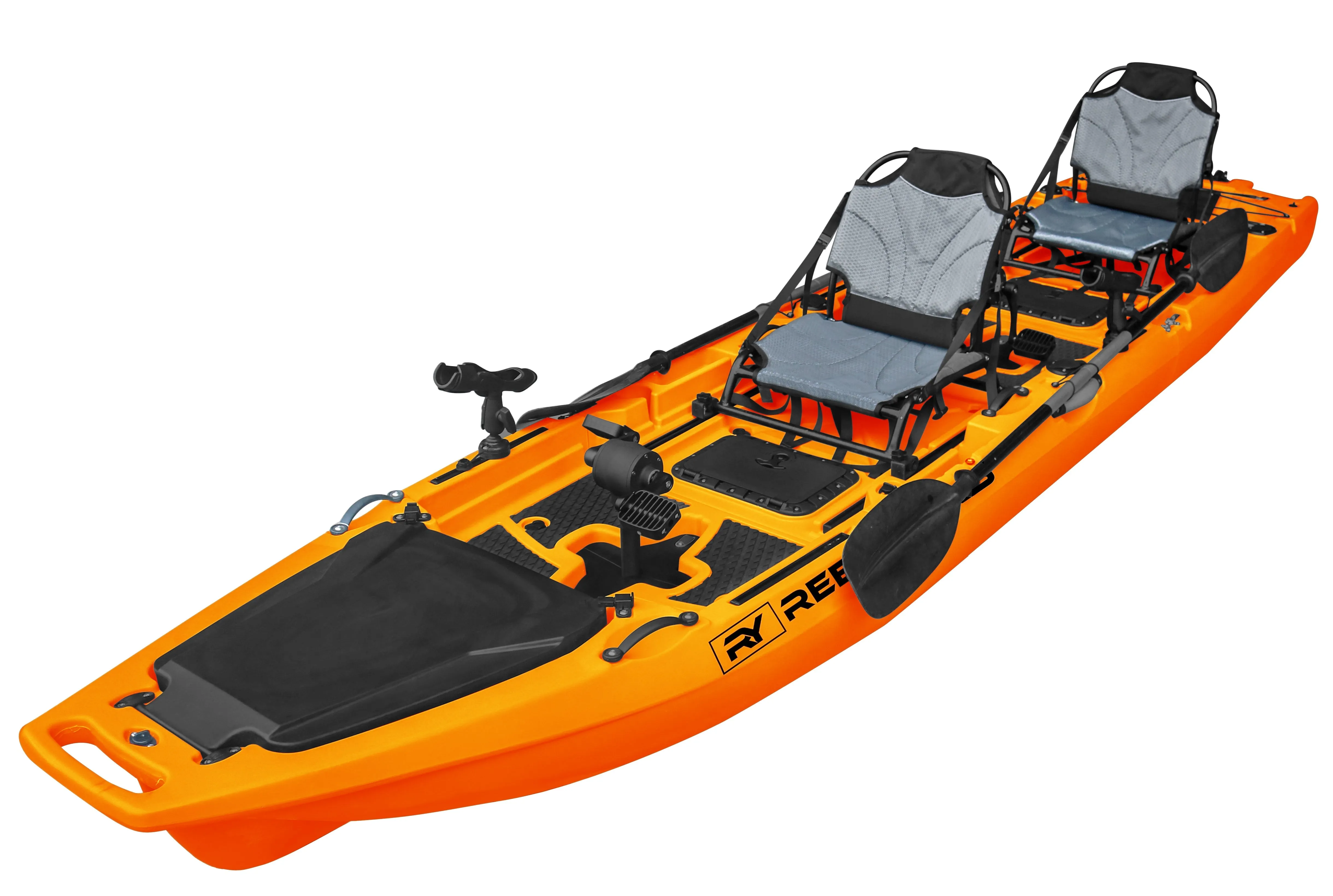 ReelYaks Rocket 13.8ft Tandem Modular Pedal Fishing Kayak