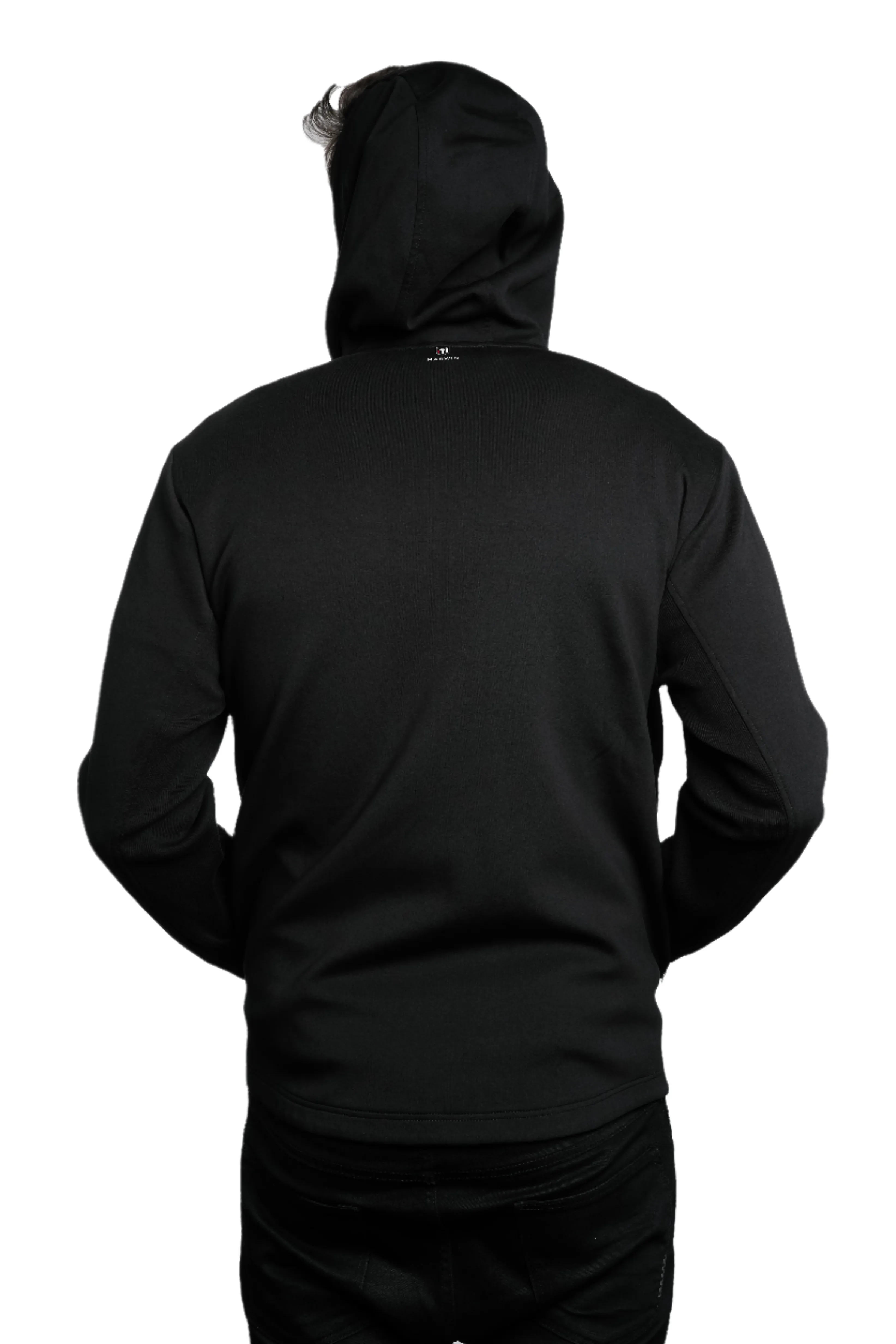 Regional Black Men's Full Zip Hoodie