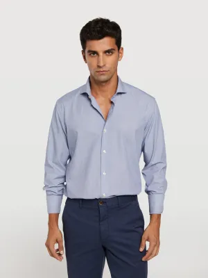 Regular fit business end-on-end formal shirt