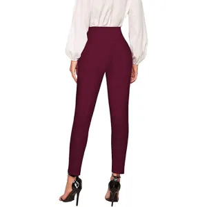 Regular Fit Office Skinny Leggings With Print For Women