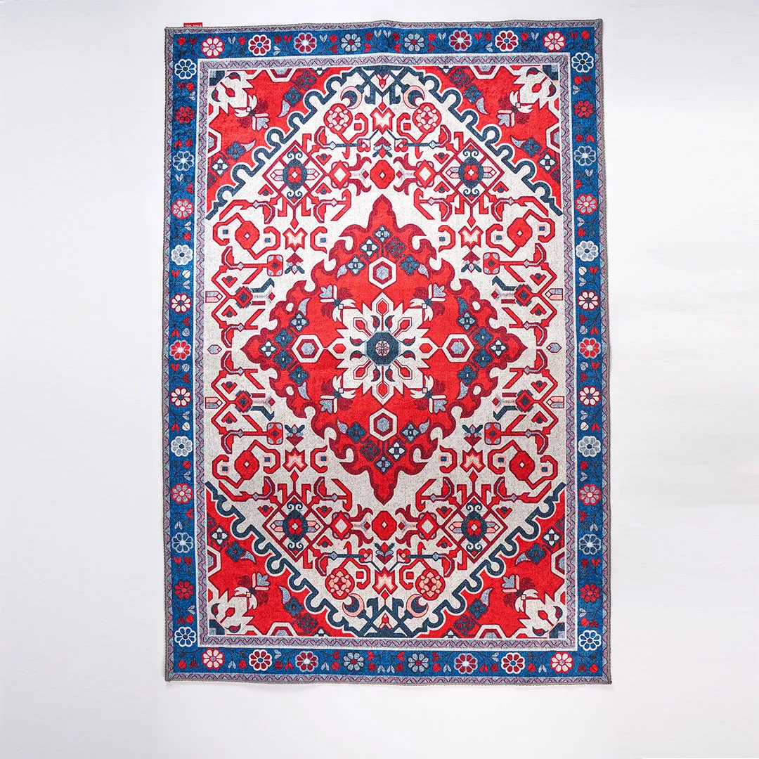 Relosa- Printed Chenille cotton with Ganga Rug