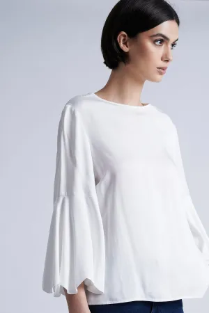 Respekt Viscose Blouse with scalopped details