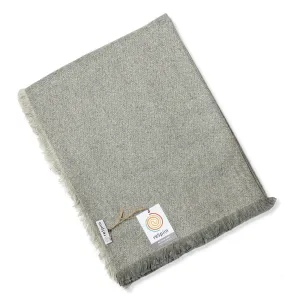 ReSpiin Recycled Wool Throw - Dove Grey