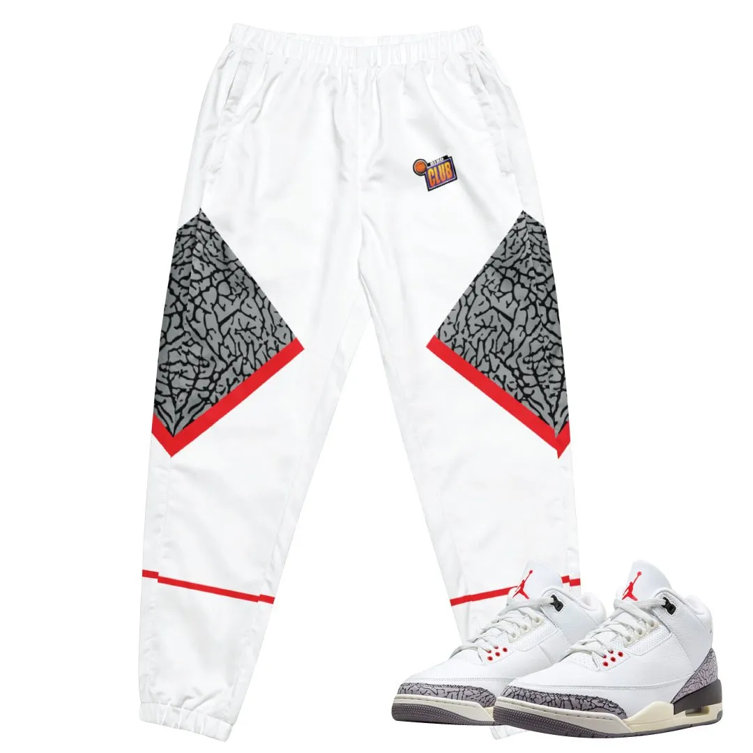 Retro 3 White Cement Track Suit Pants