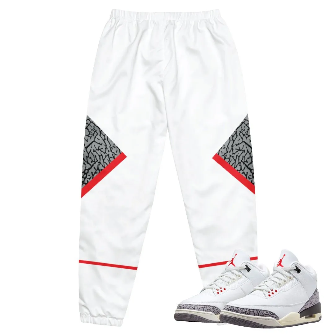 Retro 3 White Cement Track Suit Pants