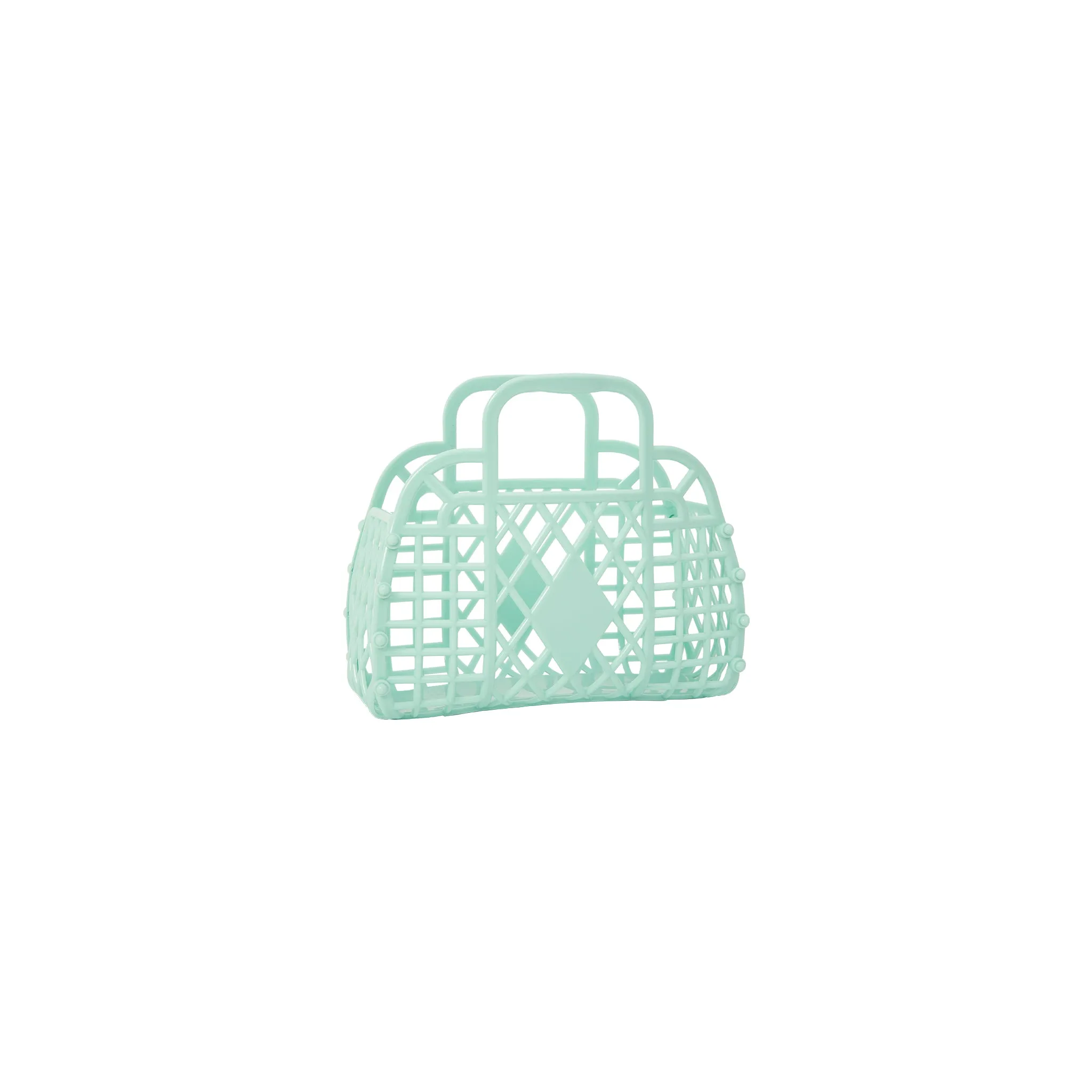 Retro Basket Tote - Mini