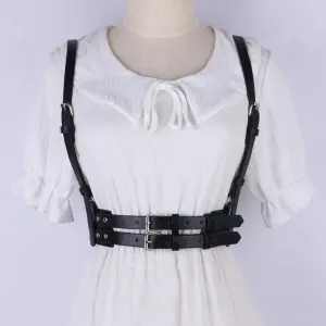 Retro Punk Style Adjustable Body Chest Harness Waist Belts