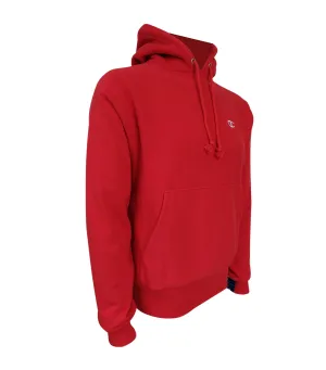 Reverse Weave Pullover Hood Team Red Scarlet