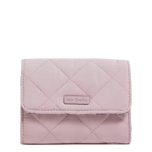 RFID Riley Compact Wallet - Hydrangea Pink