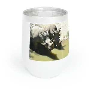 Rhinos Chill Wine Tumbler