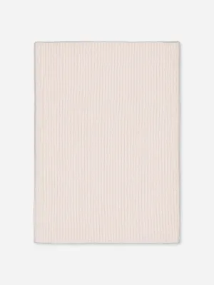 Ribbed Cashmere Snood Ivory