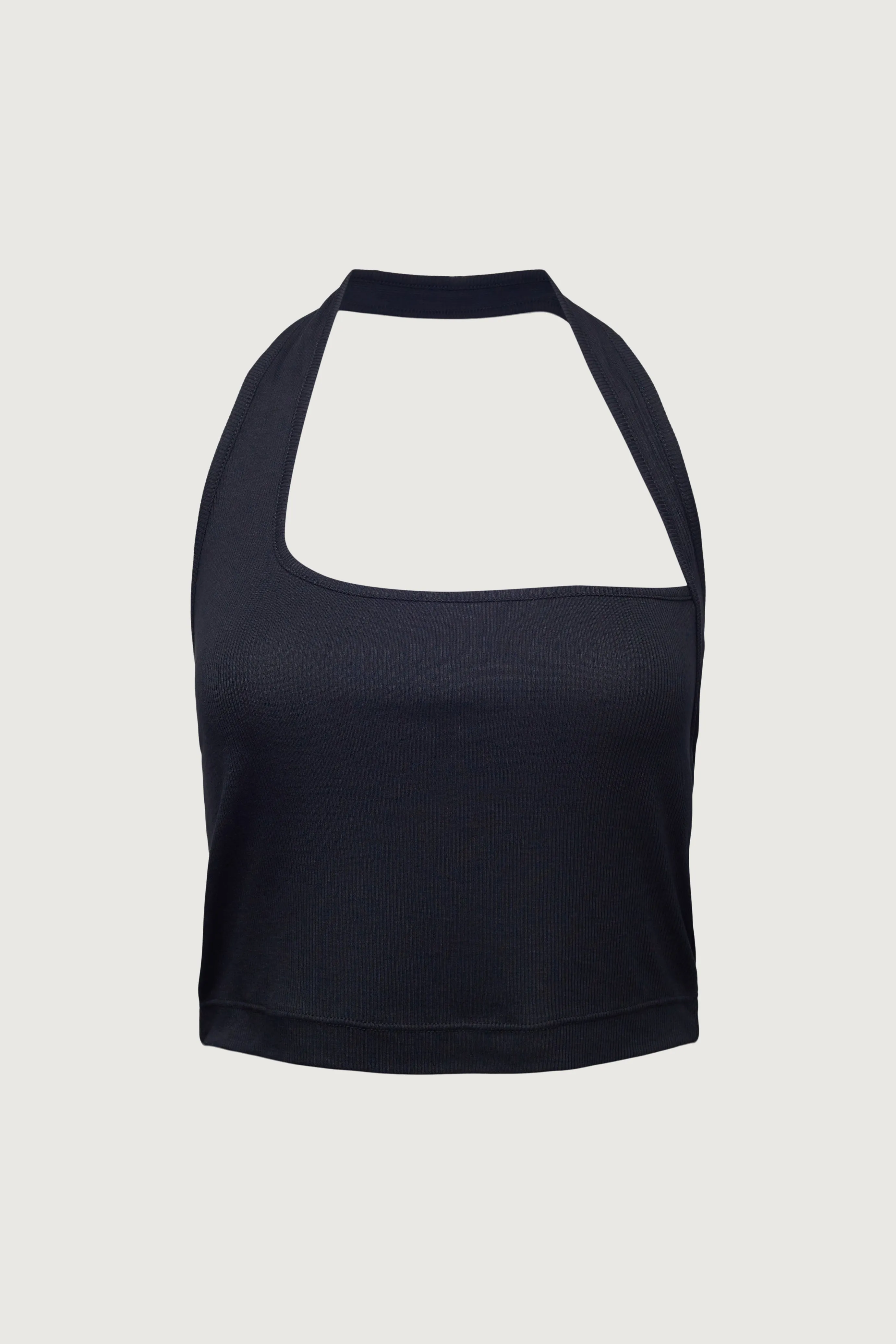 RIBBED HALTER TANK