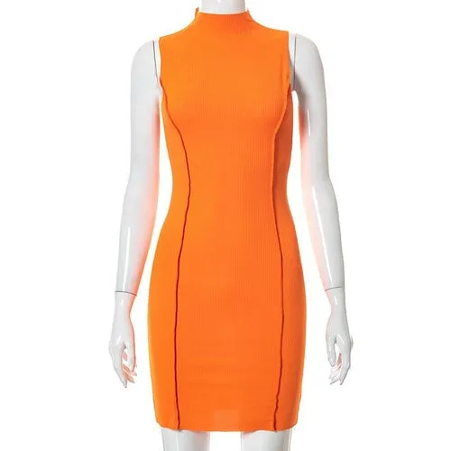 Ribbed Sleeveless Bodycon