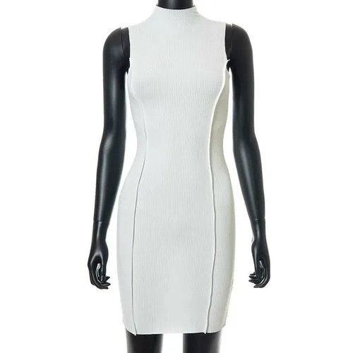 Ribbed Sleeveless Bodycon