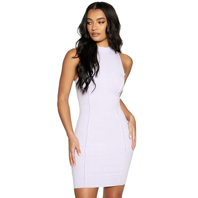 Ribbed Sleeveless Bodycon