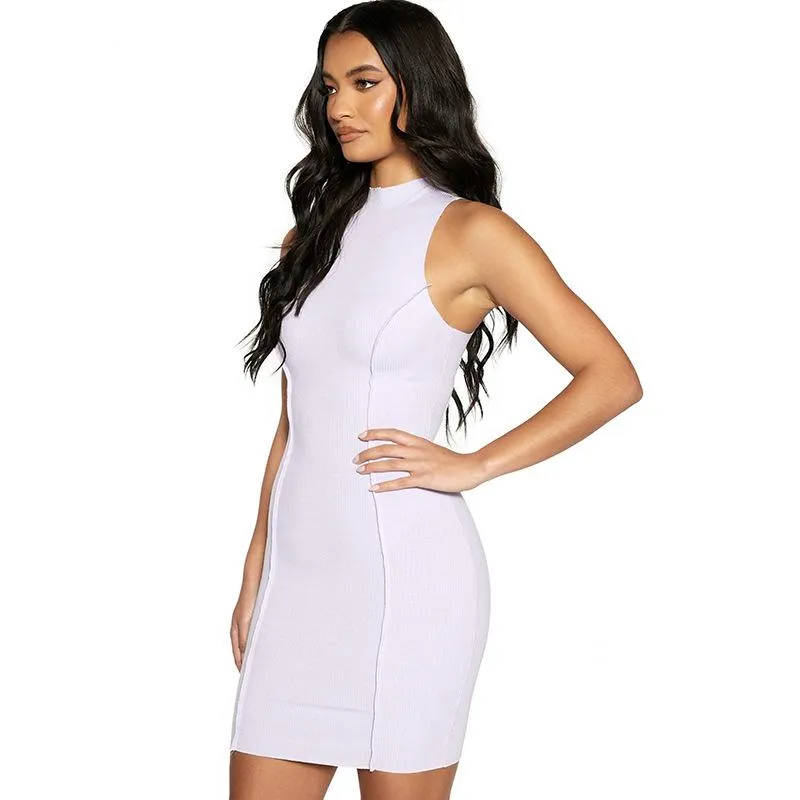 Ribbed Sleeveless Bodycon
