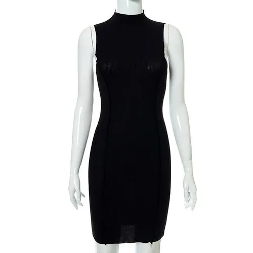 Ribbed Sleeveless Bodycon