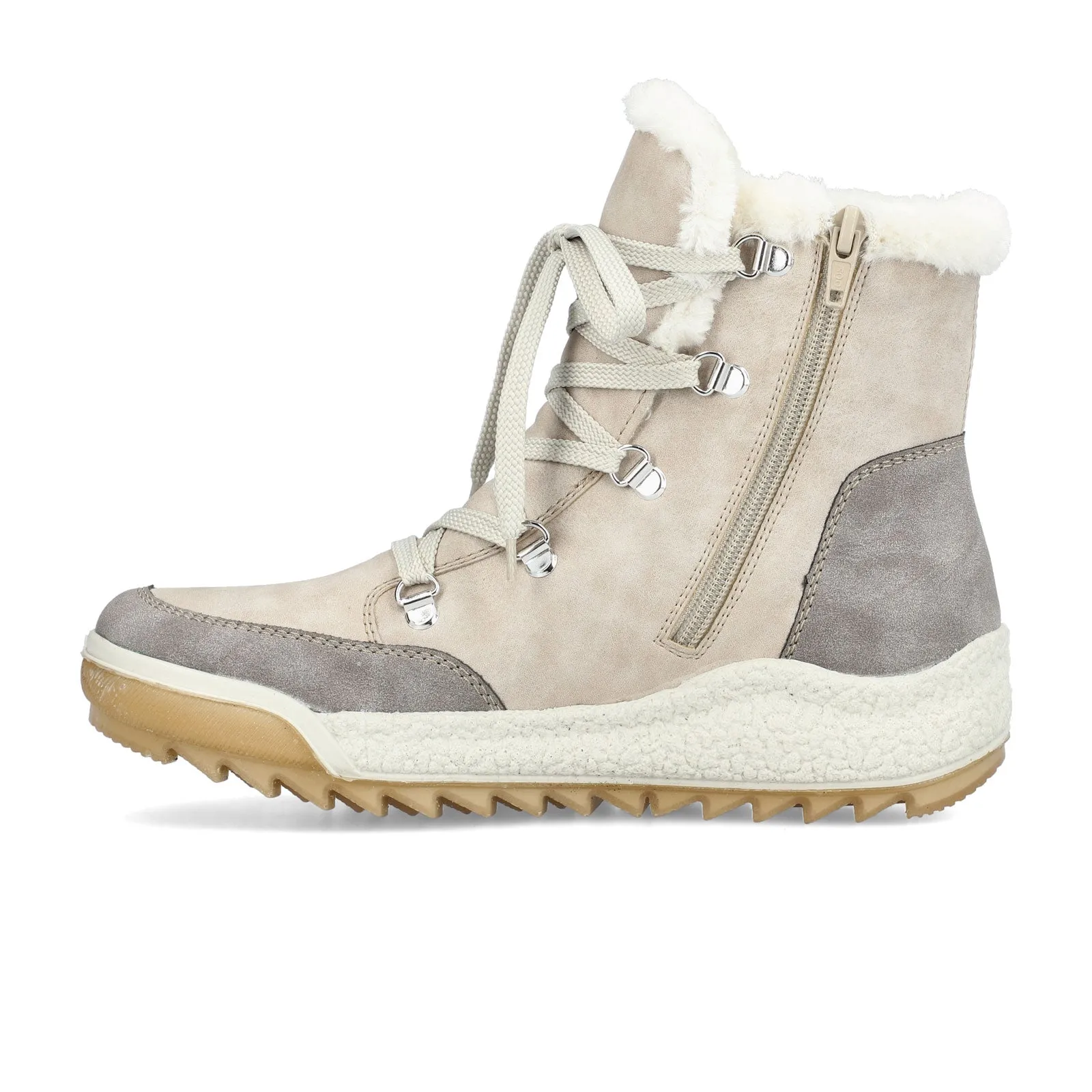 Rieker Y4744-61 Aria Mid Winter Boot (Women) - Grey/Mushroom